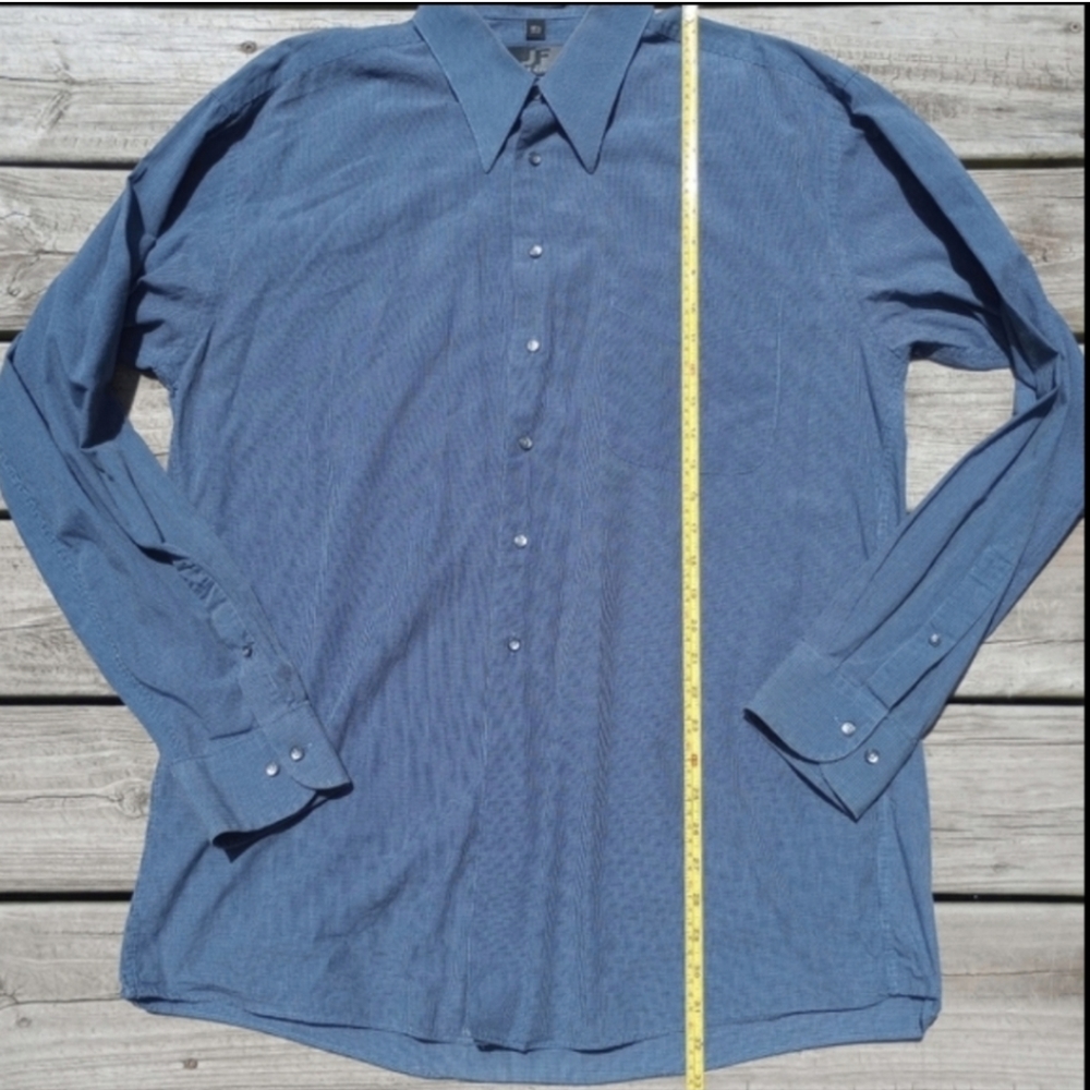 See New Listing Men's JF J. Ferrar Button Down Dress Shirt Host Pick - Picture 5 of 8